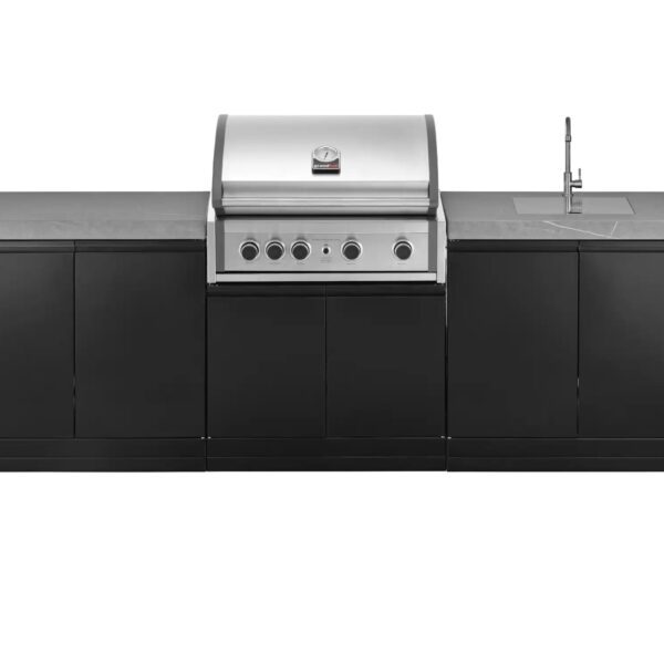 GRANDHALL Pro Elite G4 modularna letna kuhinja Ι plinski žar Ι umivalnik