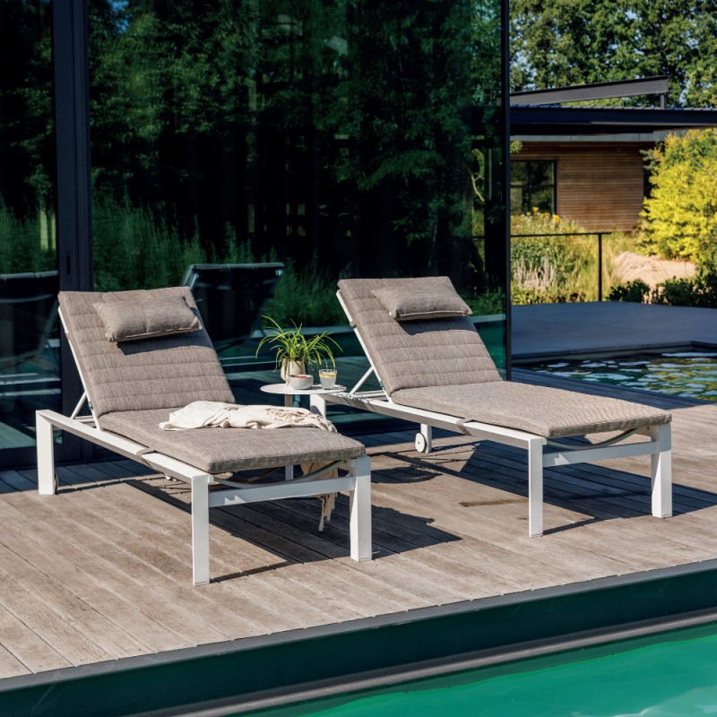 LIFE Delta ležalnik, višji – aluminij - slika 5