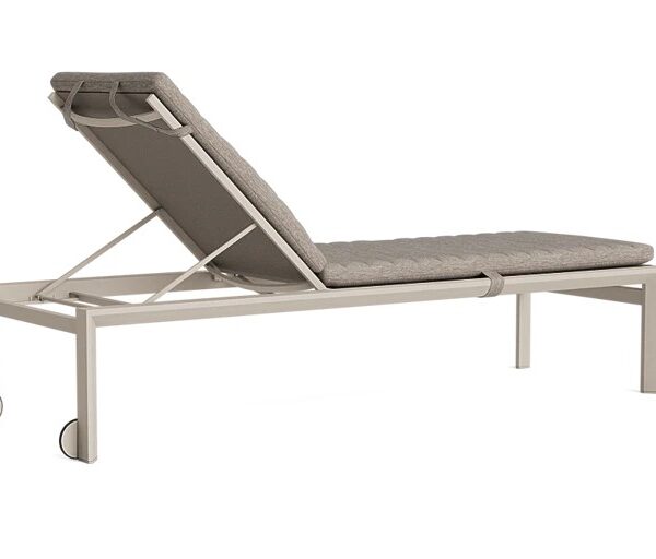 Alternative view of LIFE Delta ležalnik, višji – aluminij