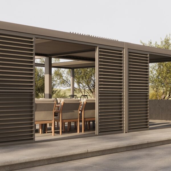 Alternative view of SUNS Luxe aluminijaste drsne stene