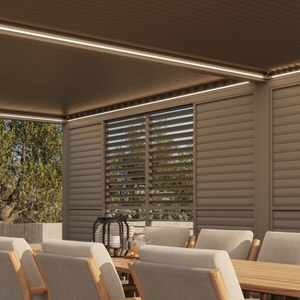 SUNS Luxe aluminijaste drsne stene