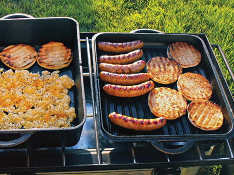Camp Chef Pravokotna litoželezna ponev - slika 3