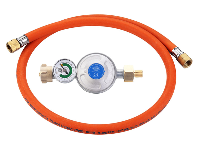 Grandhall Regulator plina z manometrom in cevjo