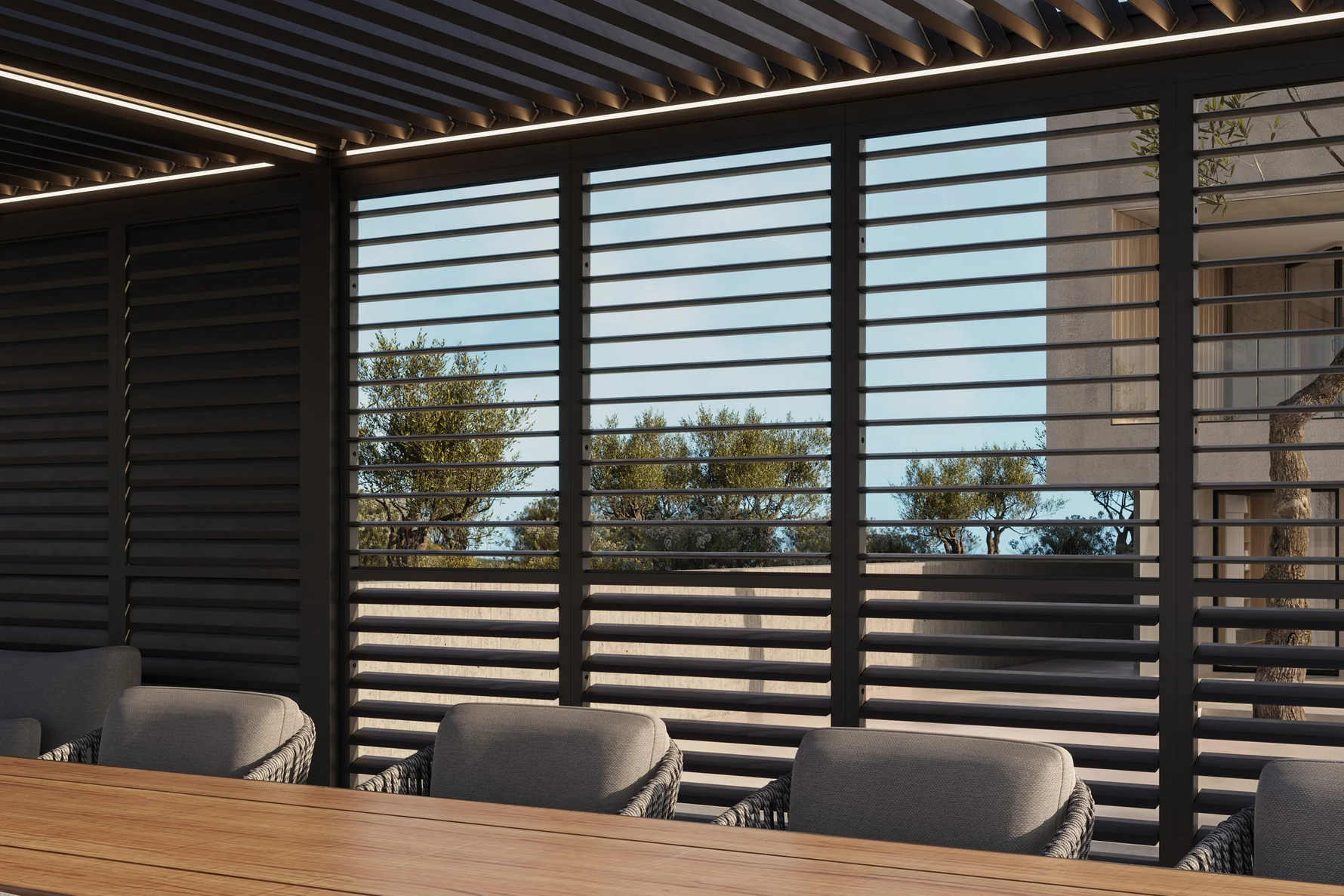 SUNS Luxe aluminijaste drsne stene - slika 3