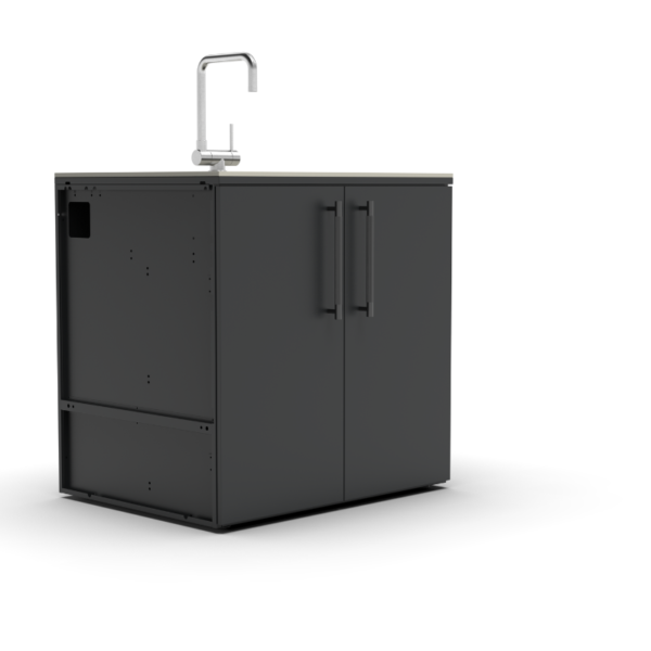BRABURA Element z umivalnikom in pipo CT 90
