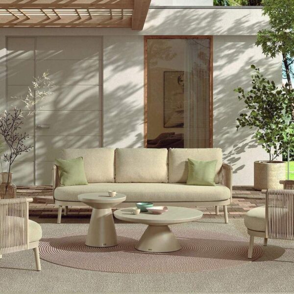 Gescova Mendoza vrtna zofa – aluminij