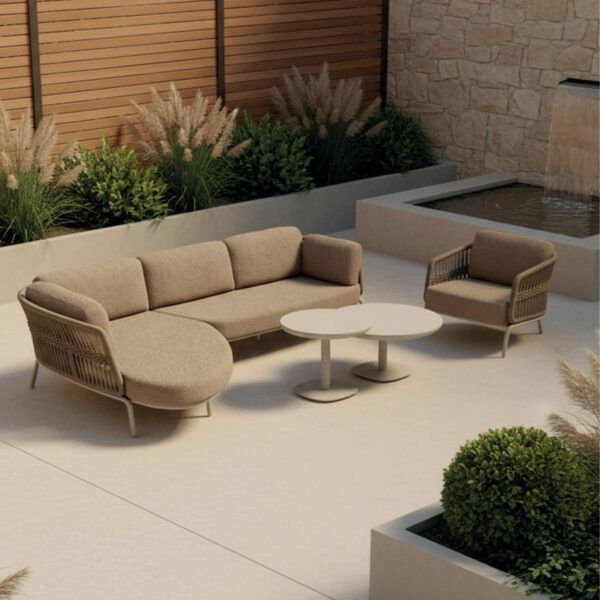 LIFE Girona Organic vrtna sedežna garnitura