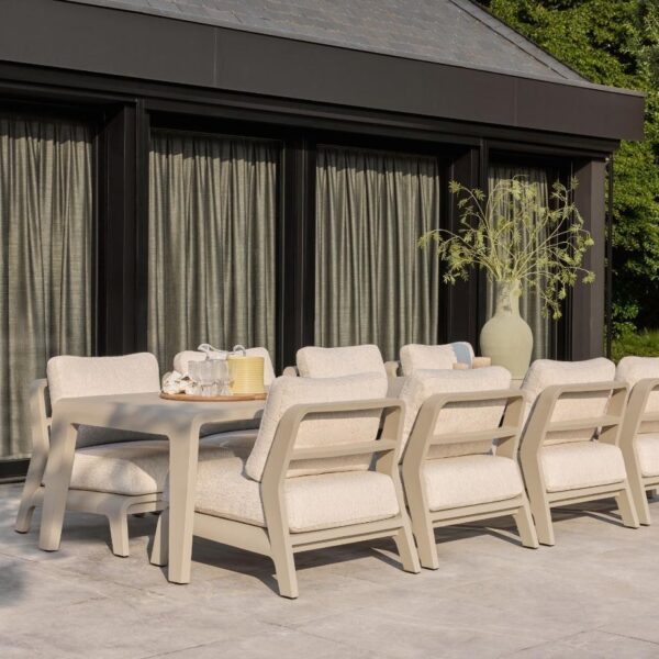 SUNS Basta – Luksuzna Low Dining jedilna garnitura