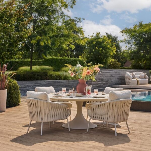 SUNS Fiavè Low Dining - vrtna jedilna garnitura