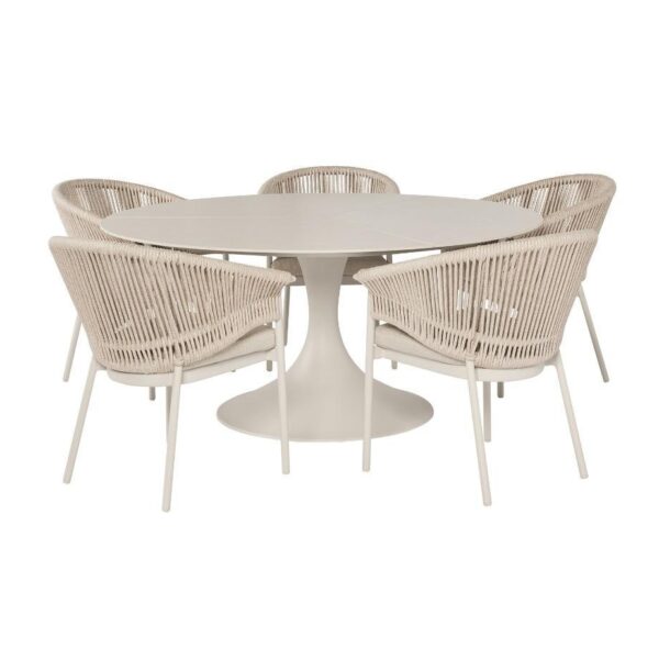 SUNS Tosca – vrtna elegantna jedilna garnitura