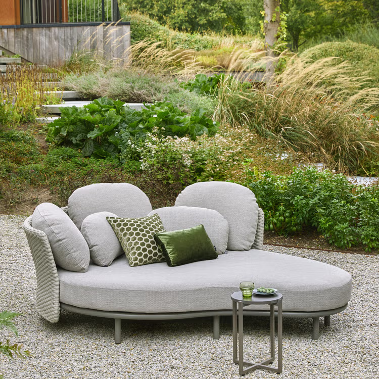 APPLEBEE Chill Out dnevna postelja - aluminij Taupe